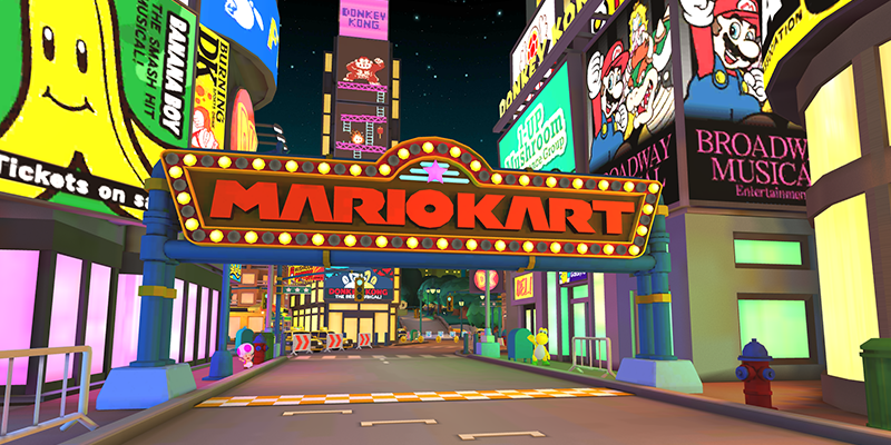 Mario Kart Tour courses around the world